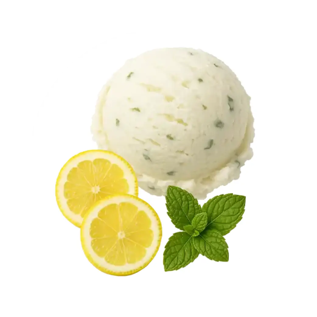 Boule citron jaune menthe